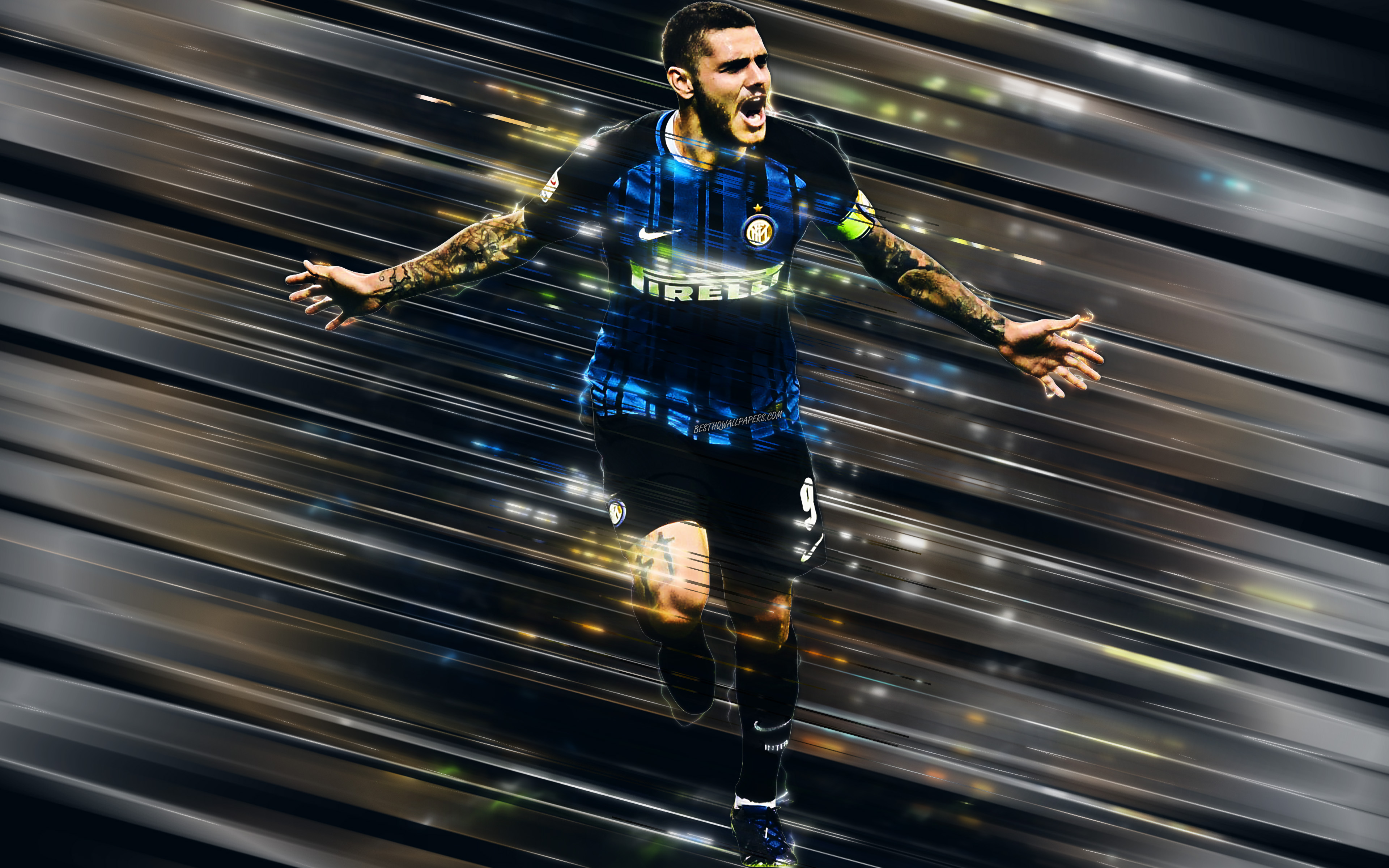HD desktop wallpaper: Sports, Soccer, Argentinian, Inter Milan, Mauro Icardi download free picture