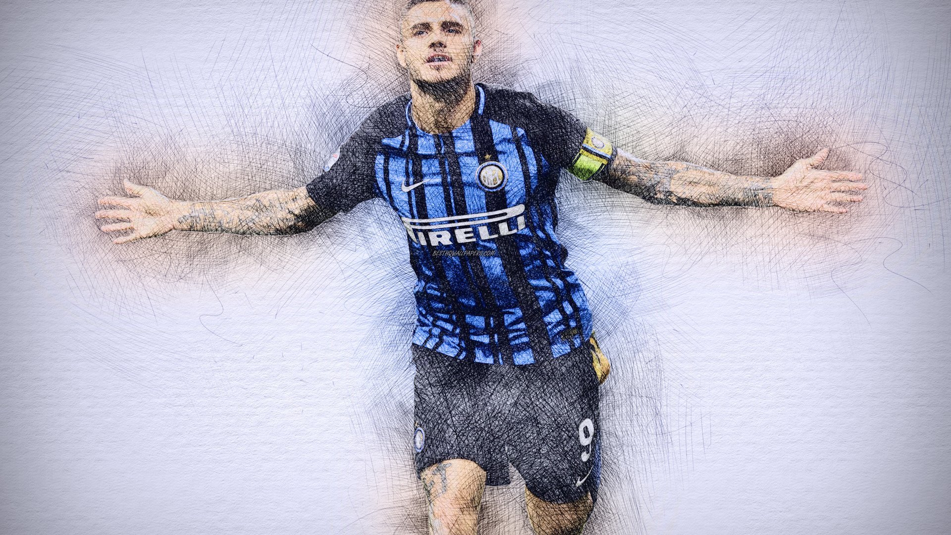 Mauro Icardi Theme for Windows 10 and 11