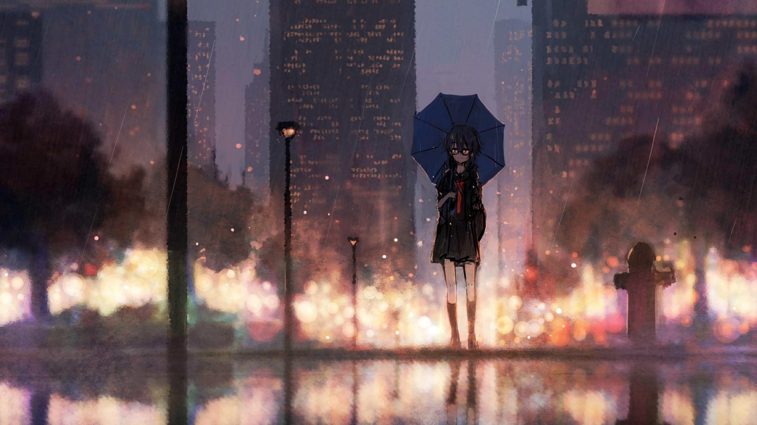 Anime Rain HD Wallpaper 106292