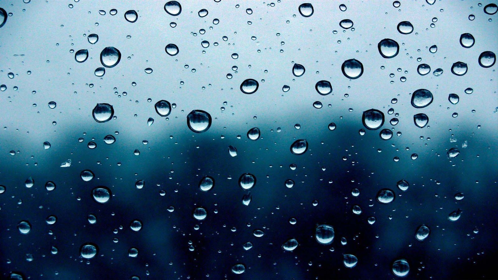 Big Water Drops On The Window Rainy Autumn Day 1920x10800