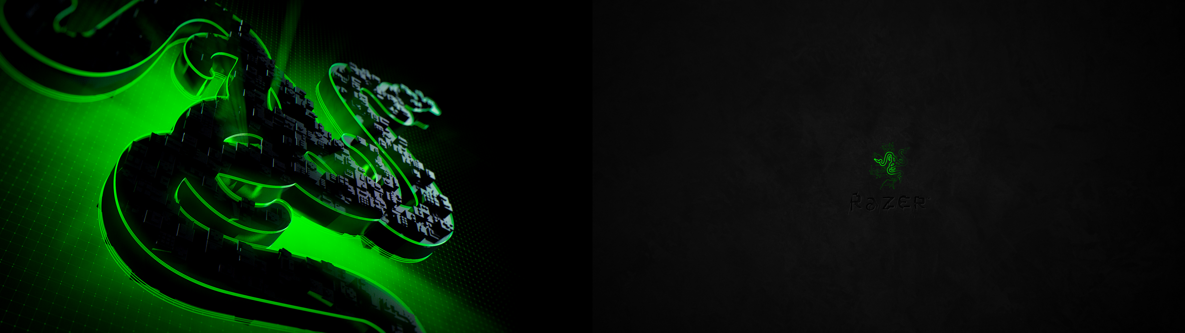 Razer Dual Monitor Wallpaper