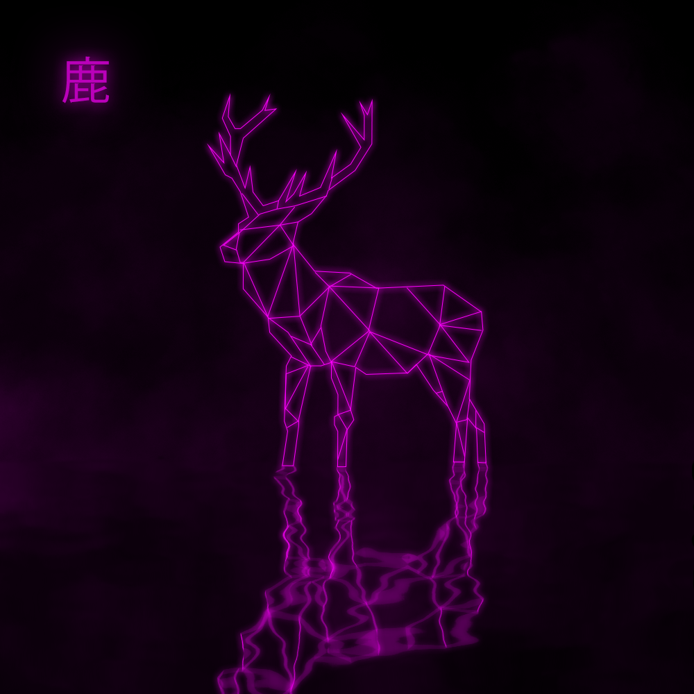 Neon deer