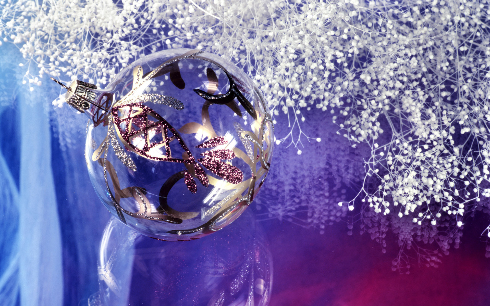 Silver Christmas decorations