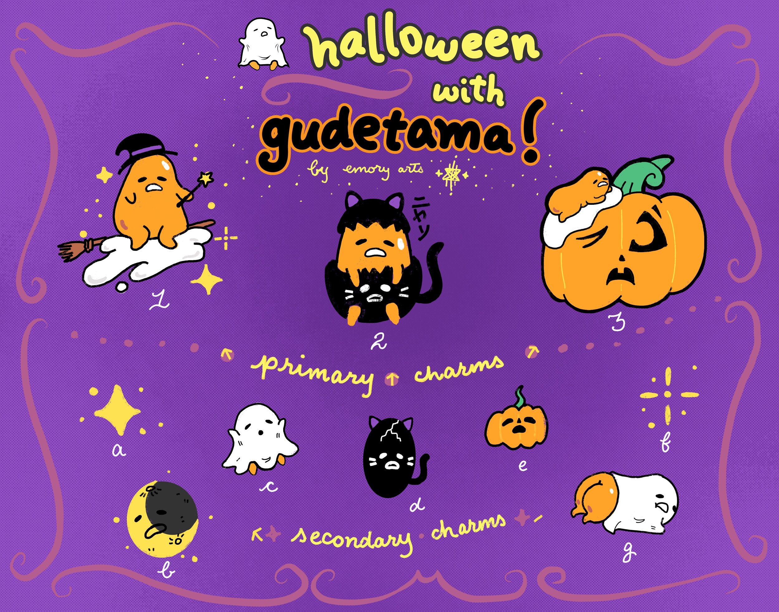 halloween with gudetama!