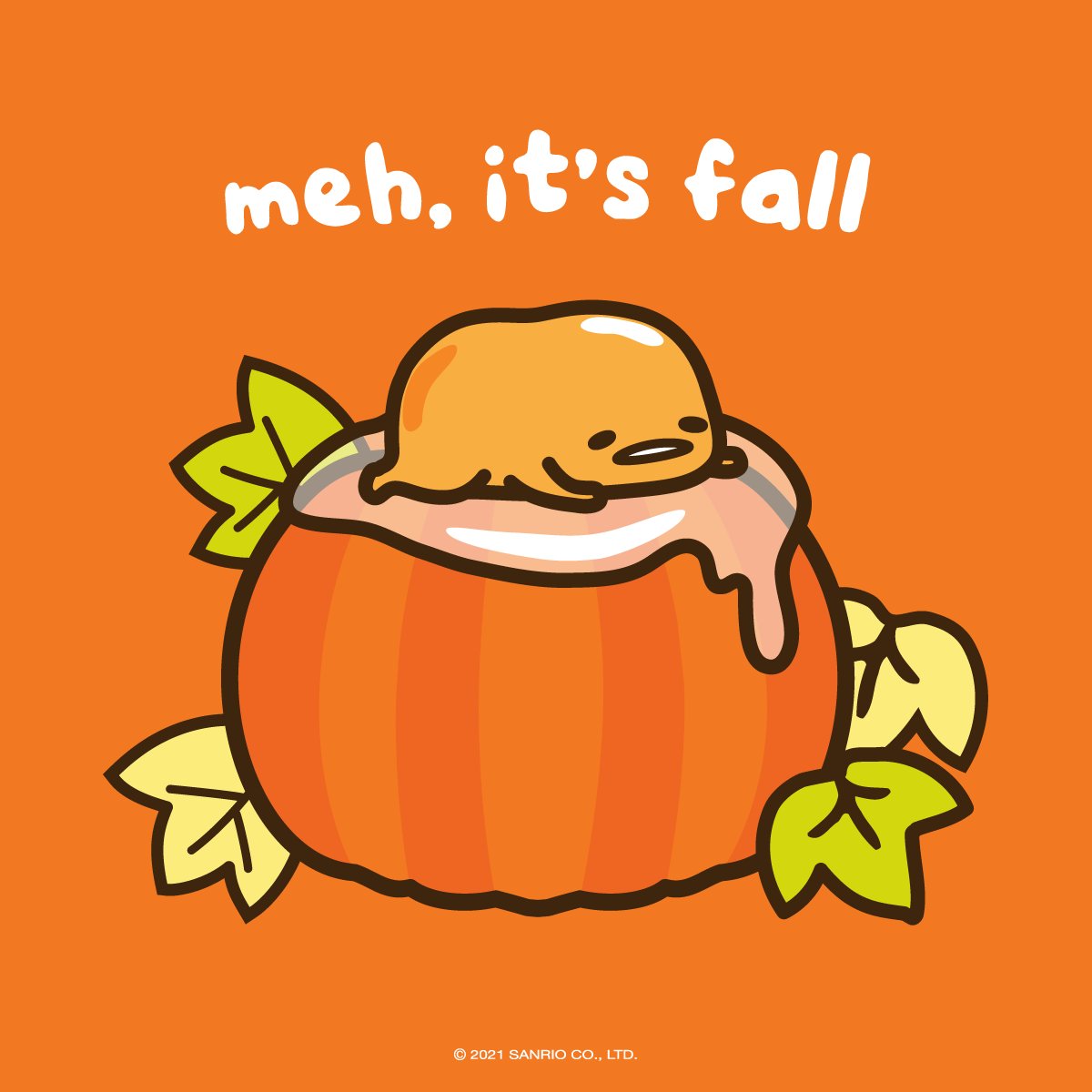 Gudetama, it's fall