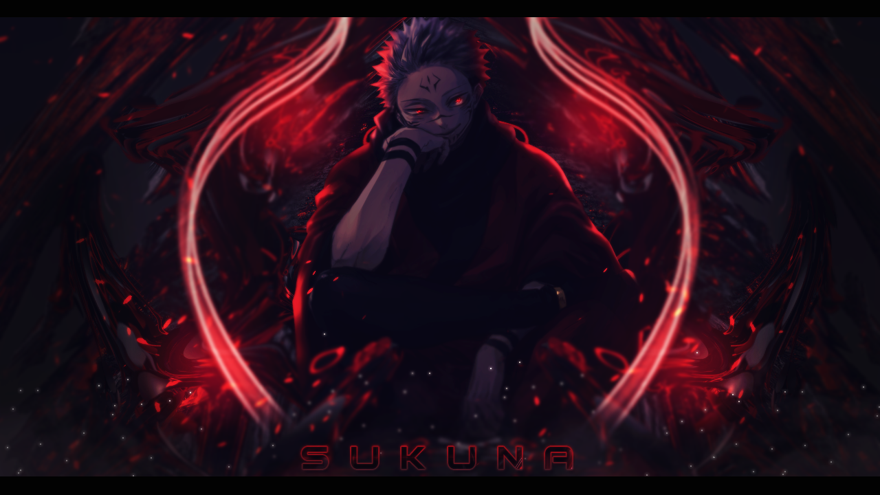 Sukuna pc wallpaper. Cool anime