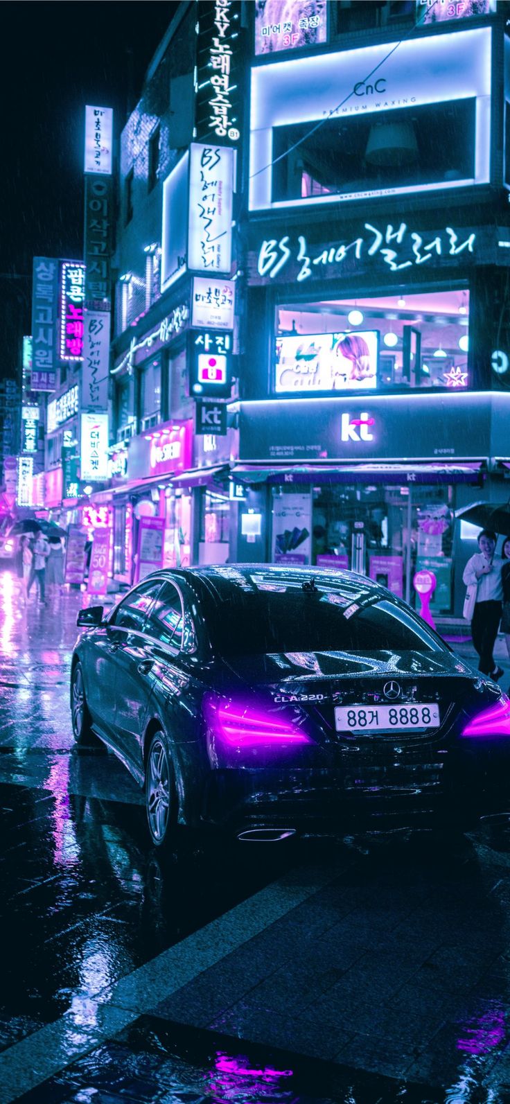 Cyberpunk Seoul iPhone X Wallpaper. Street photography, Photography wallpaper, Street photography portrait