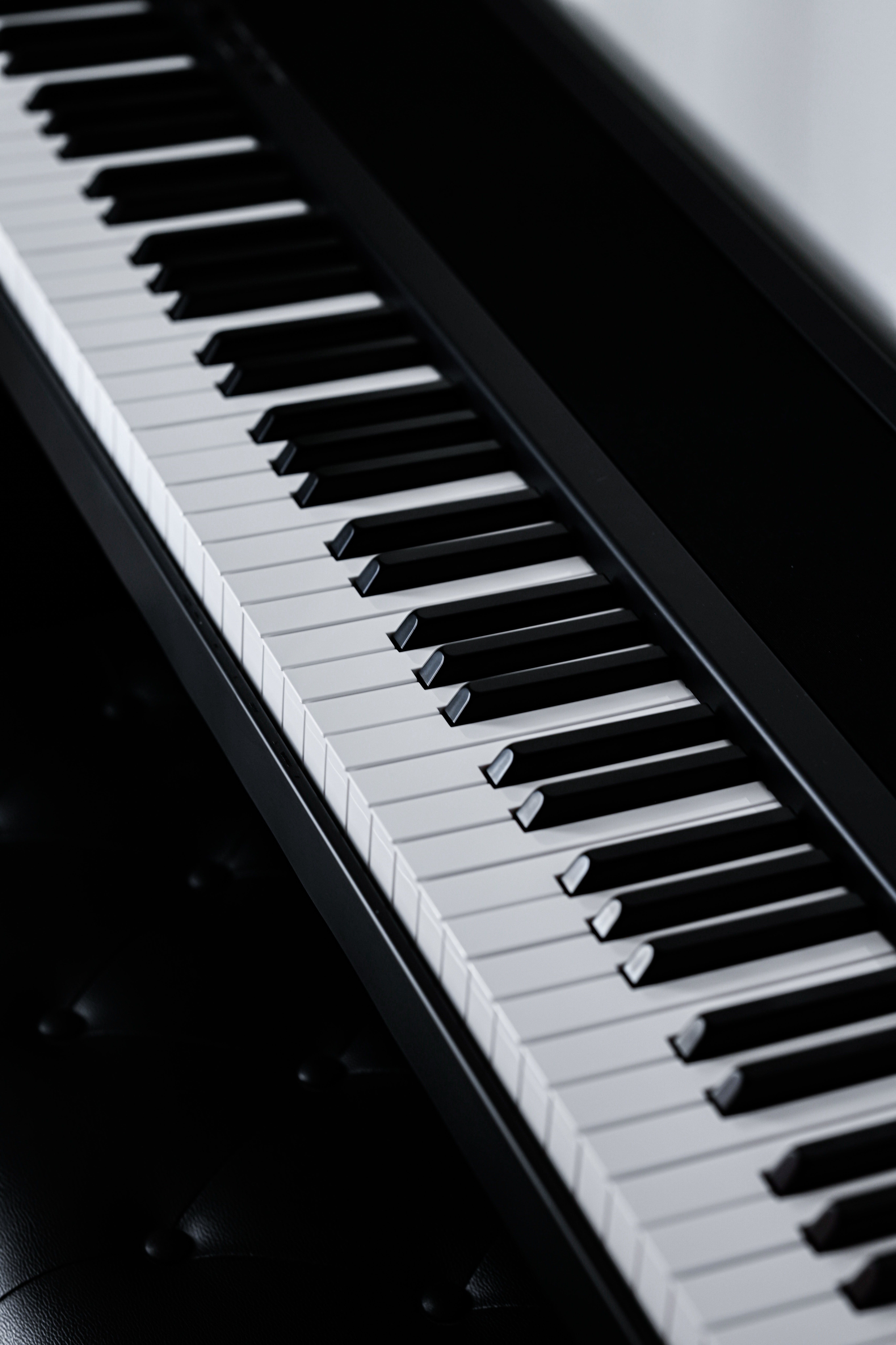 A High Angle Shot of an Electric Piano · Free