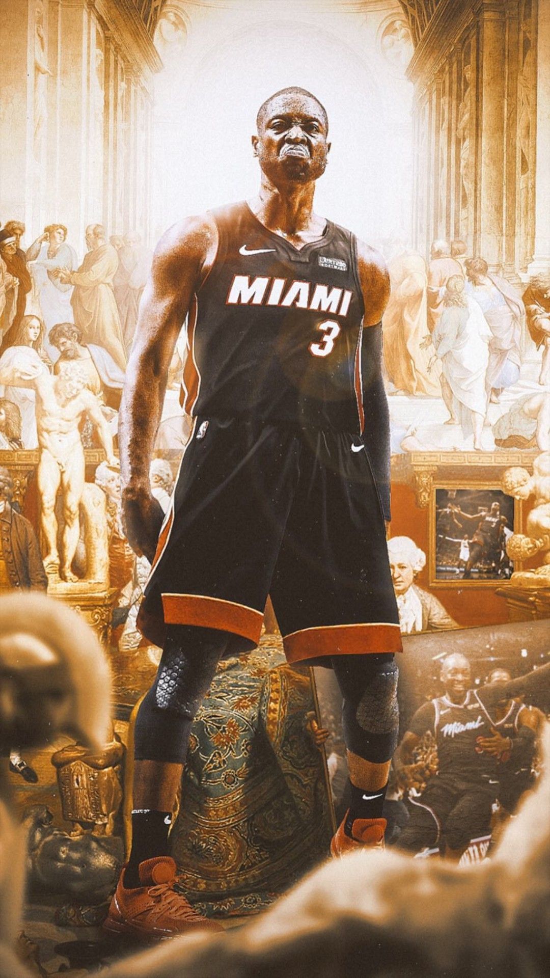 Dwayne Wade wallpaper. Dwyane wade wallpaper, Best nba players, Miami heat basketball