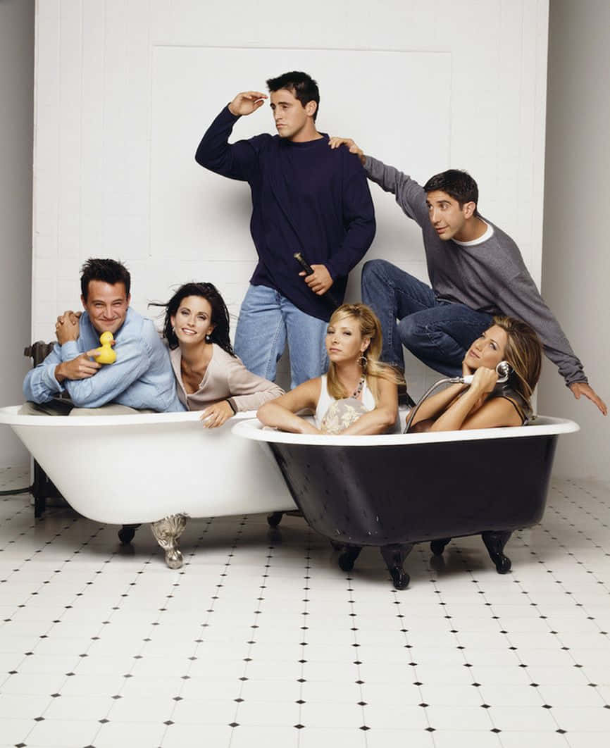 Download The Netflix Friends App on Apple iPhone Wallpaper