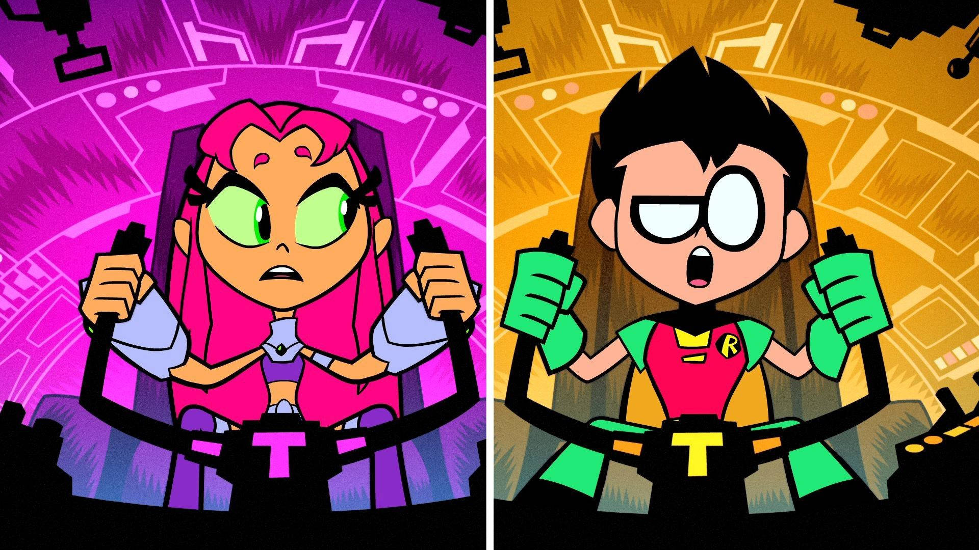 Download Teen Titans Robin And Starfire Wallpaper