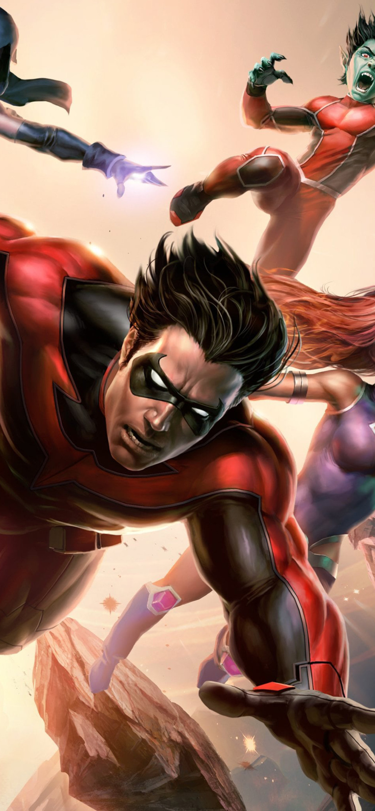 Teen Titans The Judas Contract iPhone XS MAX HD 4k Wallpaper, Image, Background, Photo and Picture