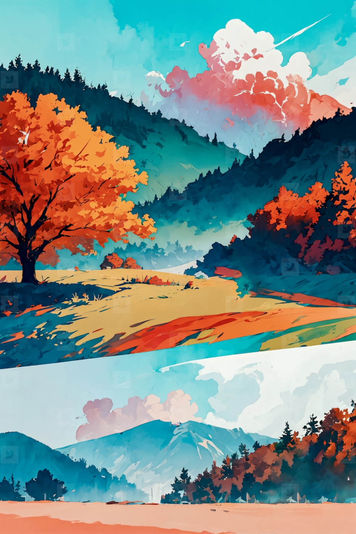 Anime Natural Watercolor 4