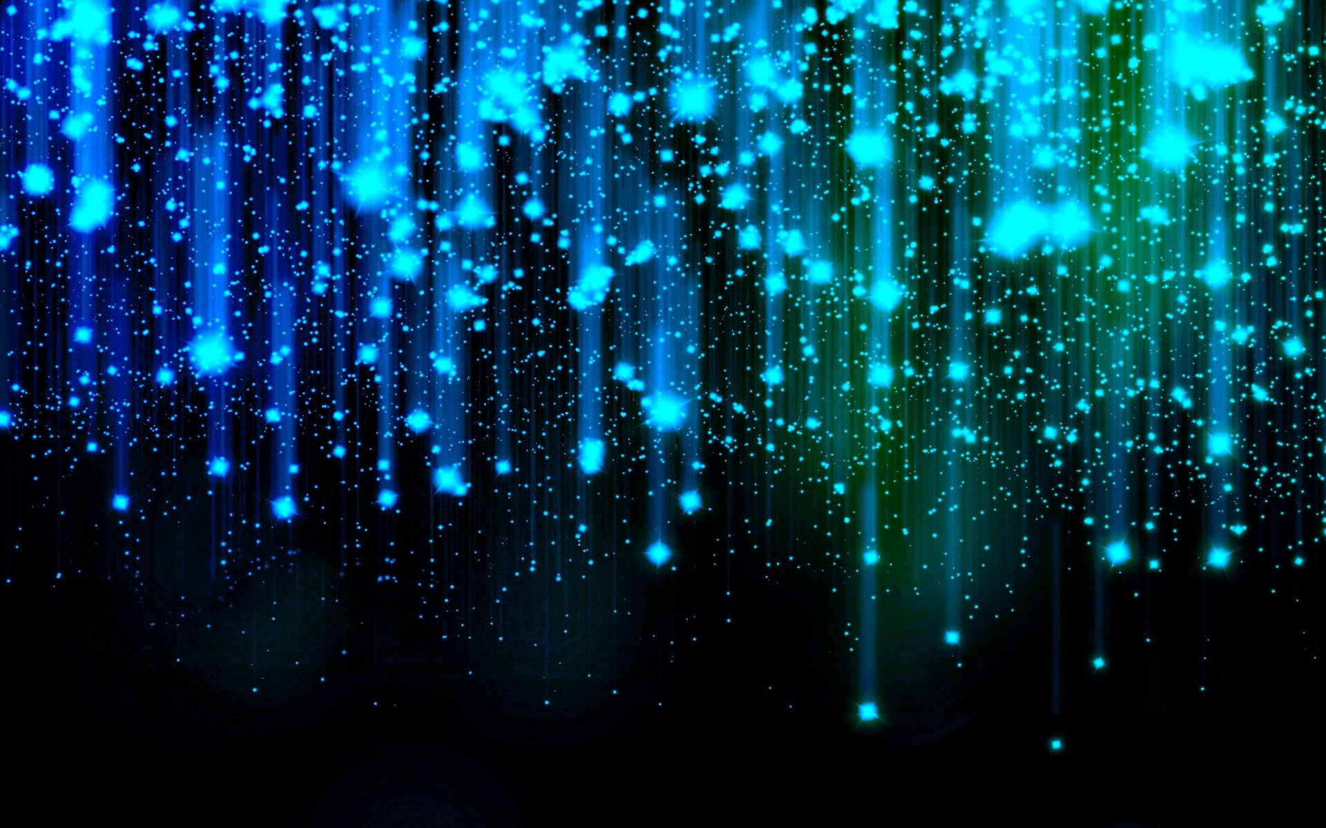 Download Neon Blue Aesthetic Glowing Lights Wallpaper