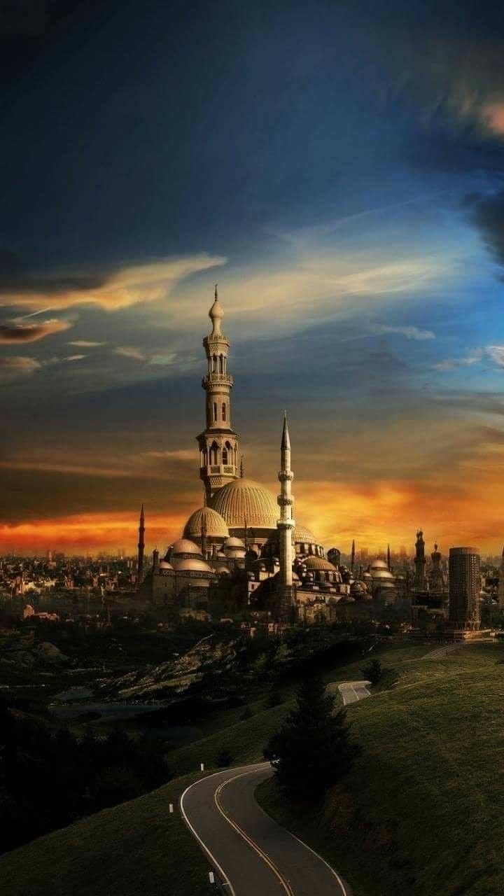 Islam mosque city Wallpaper Download