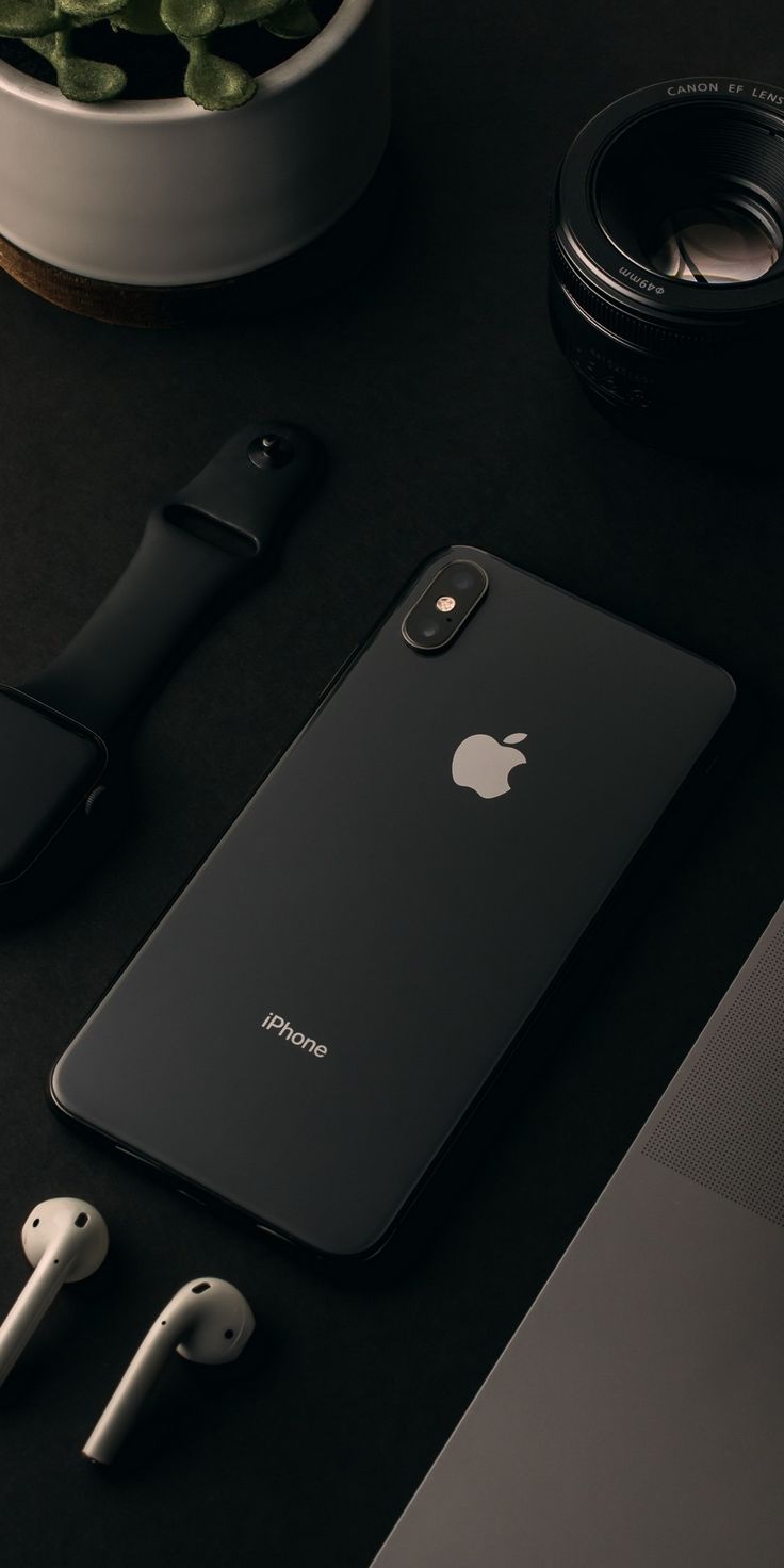 Black wallpaper. Apple products, All apple products, iPhone obsession