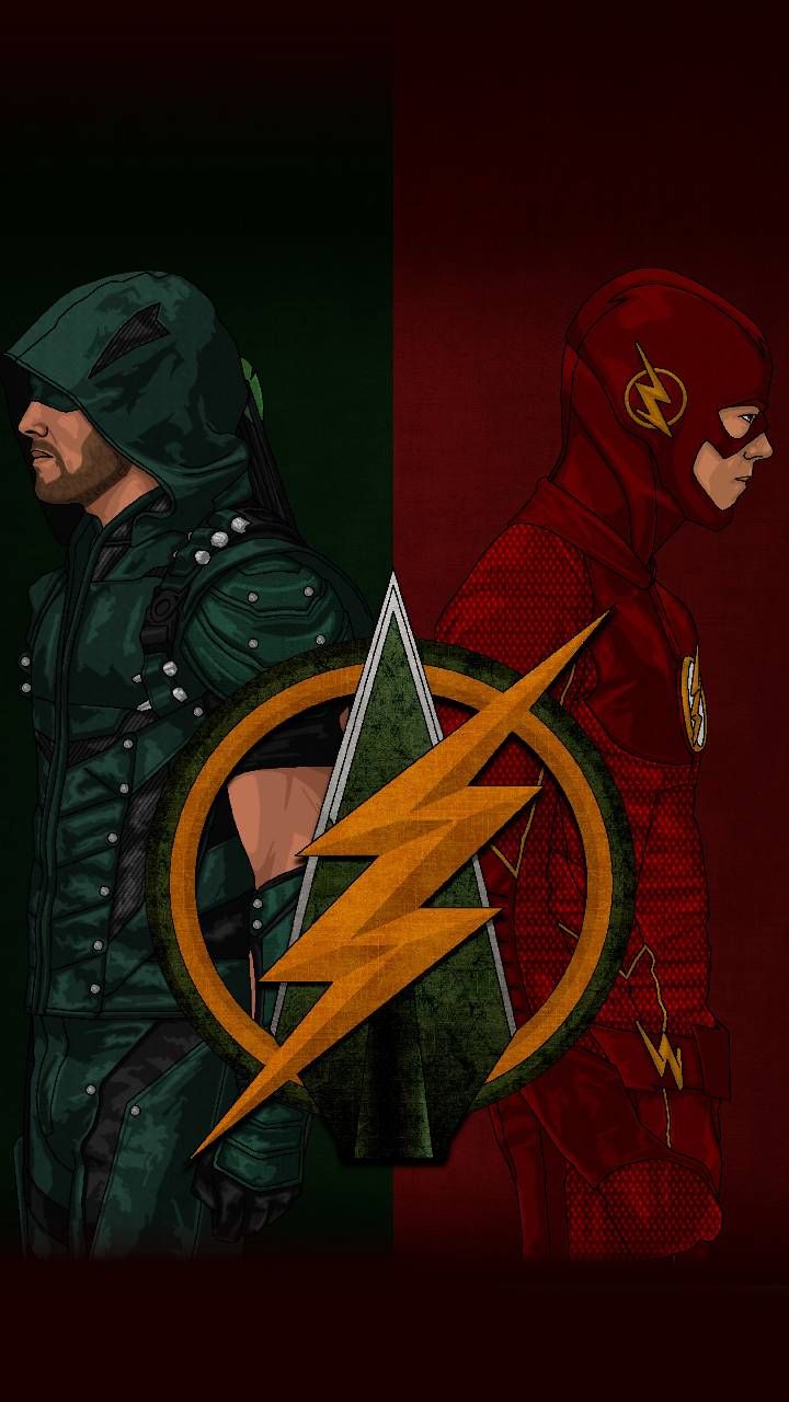 arrow flash wallpaper by dathys. a76e. Quadrinhos arrow, Seta verde, Flash desenho