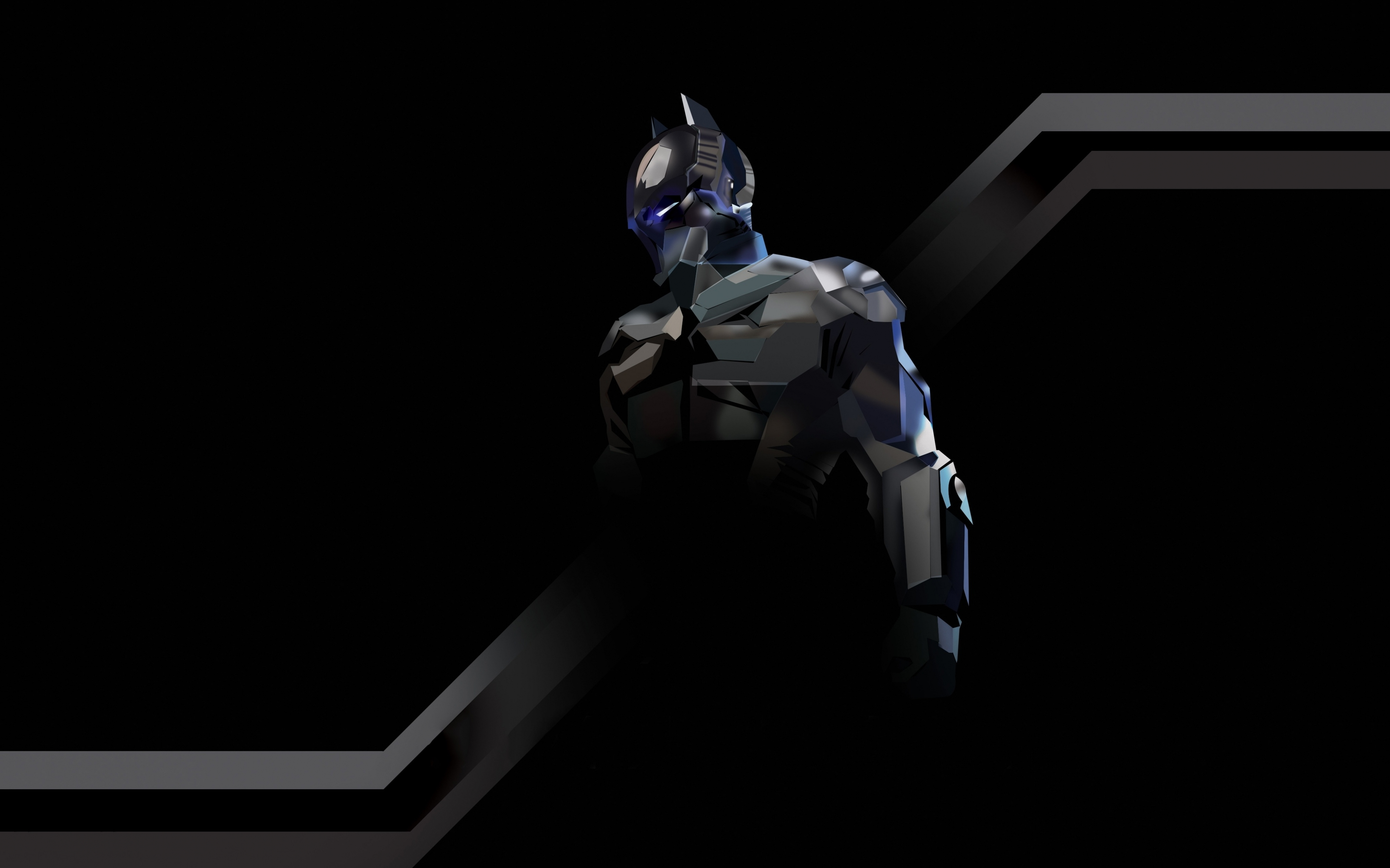 Download wallpaper 3840x2400 batman, arkham knight, black edition, art 4k wallaper, 4k ultra HD 16:10 wallpaper, 3840x2400 HD background, 9624