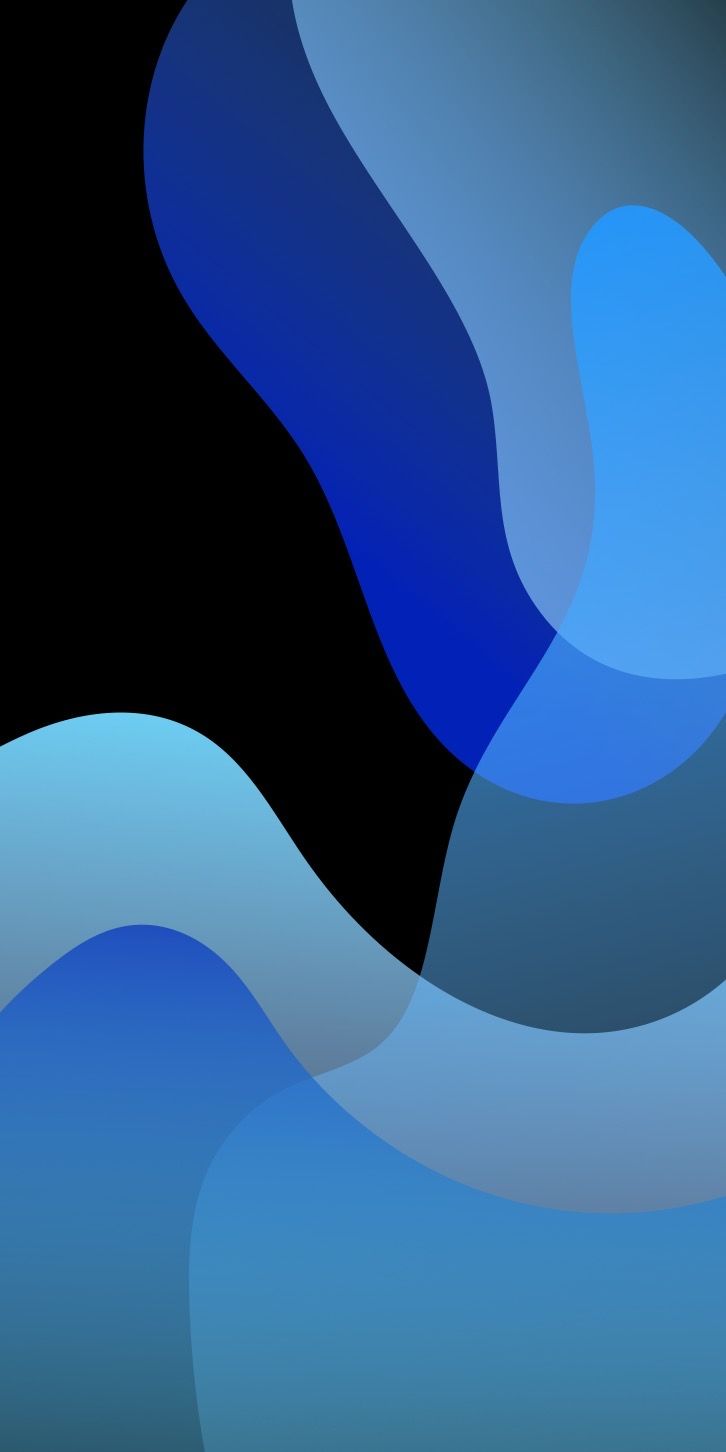 iOS 13 Waves Dark Central. Qhd wallpaper, Art wallpaper iphone, Oneplus wallpaper