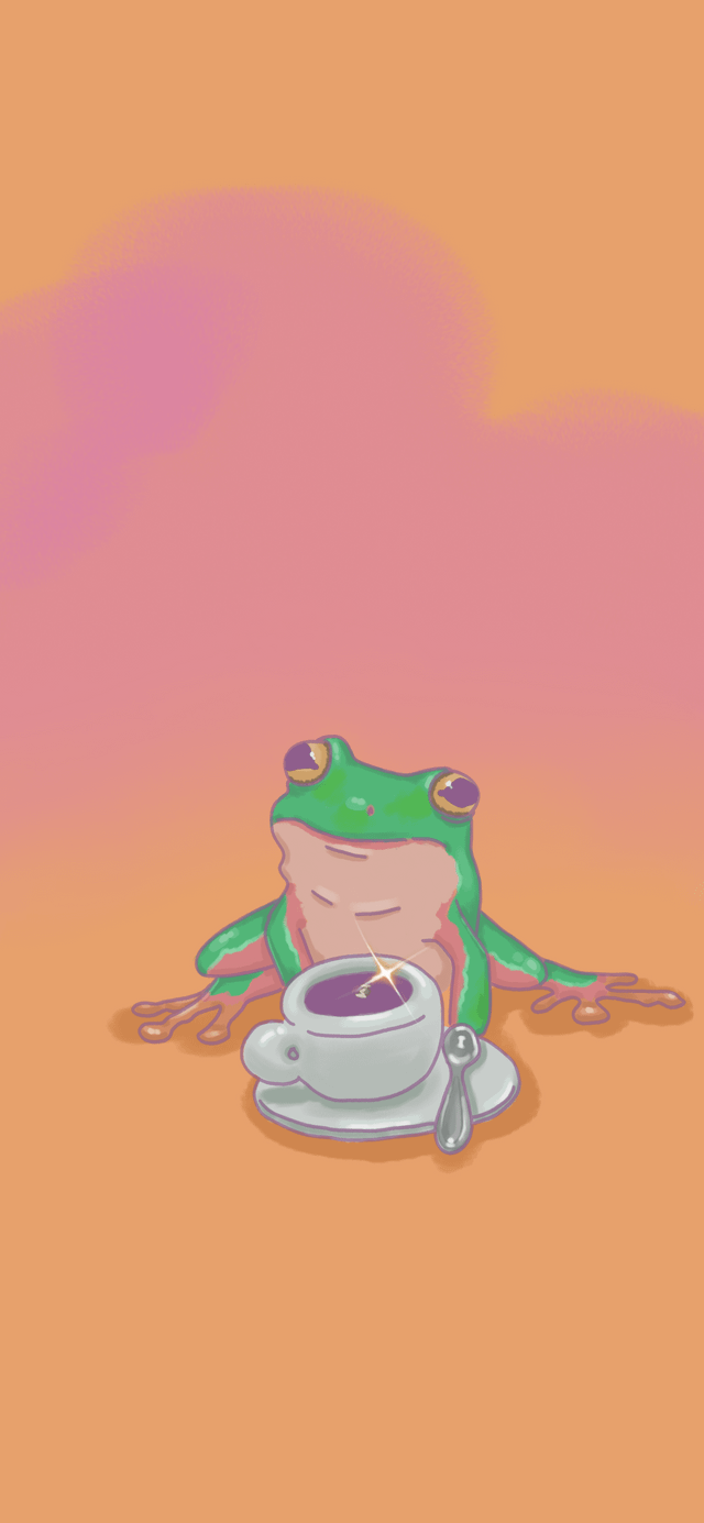 frog themed wallpaper