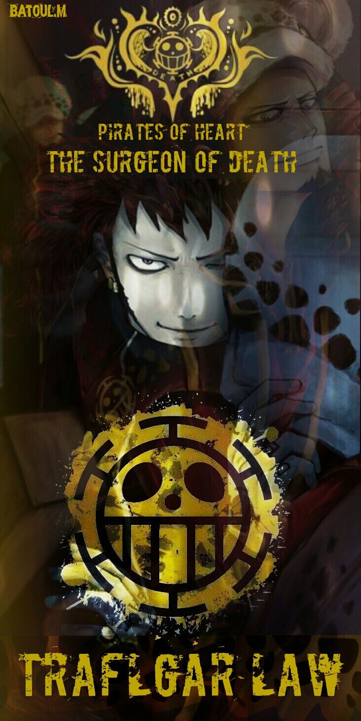 manga. Trafalgar law wallpaper, One piece wallpaper iphone, One piece comic