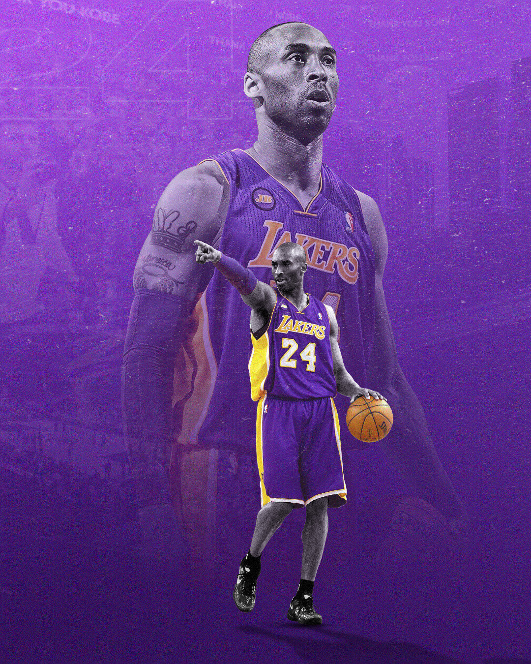 Kobe Bryant Purple Wallpapers - Wallpaper Cave