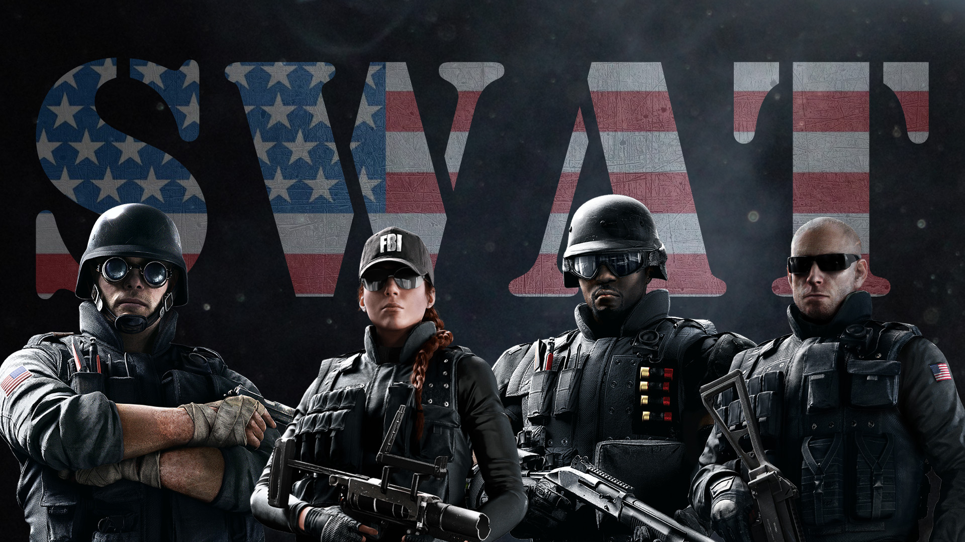 Wallpaper, police, siege, six, special, SWAT 1920x1080