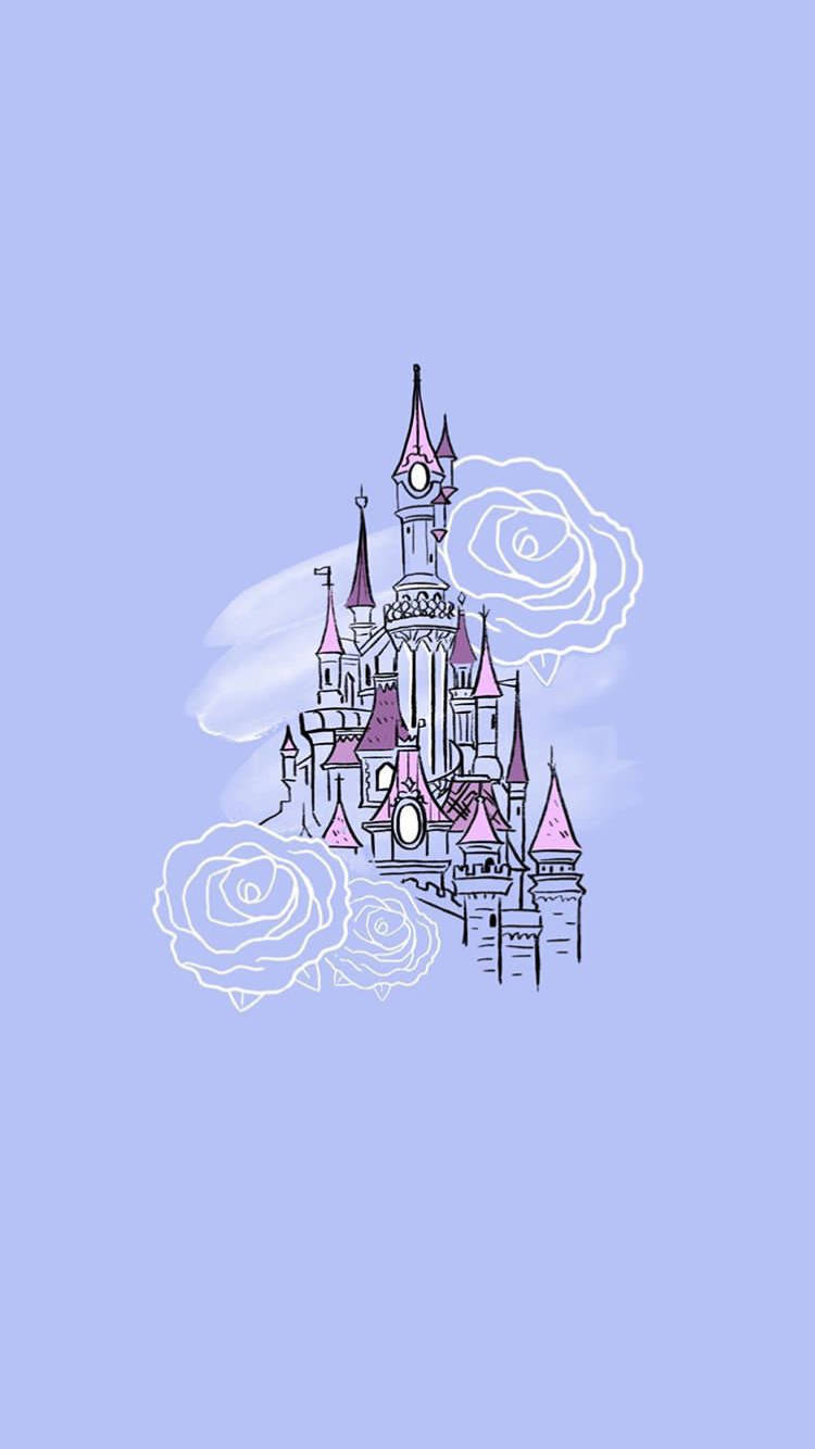 Download Enjoy the magic of Disney with this cute pastel aesthetic! Wallpaper