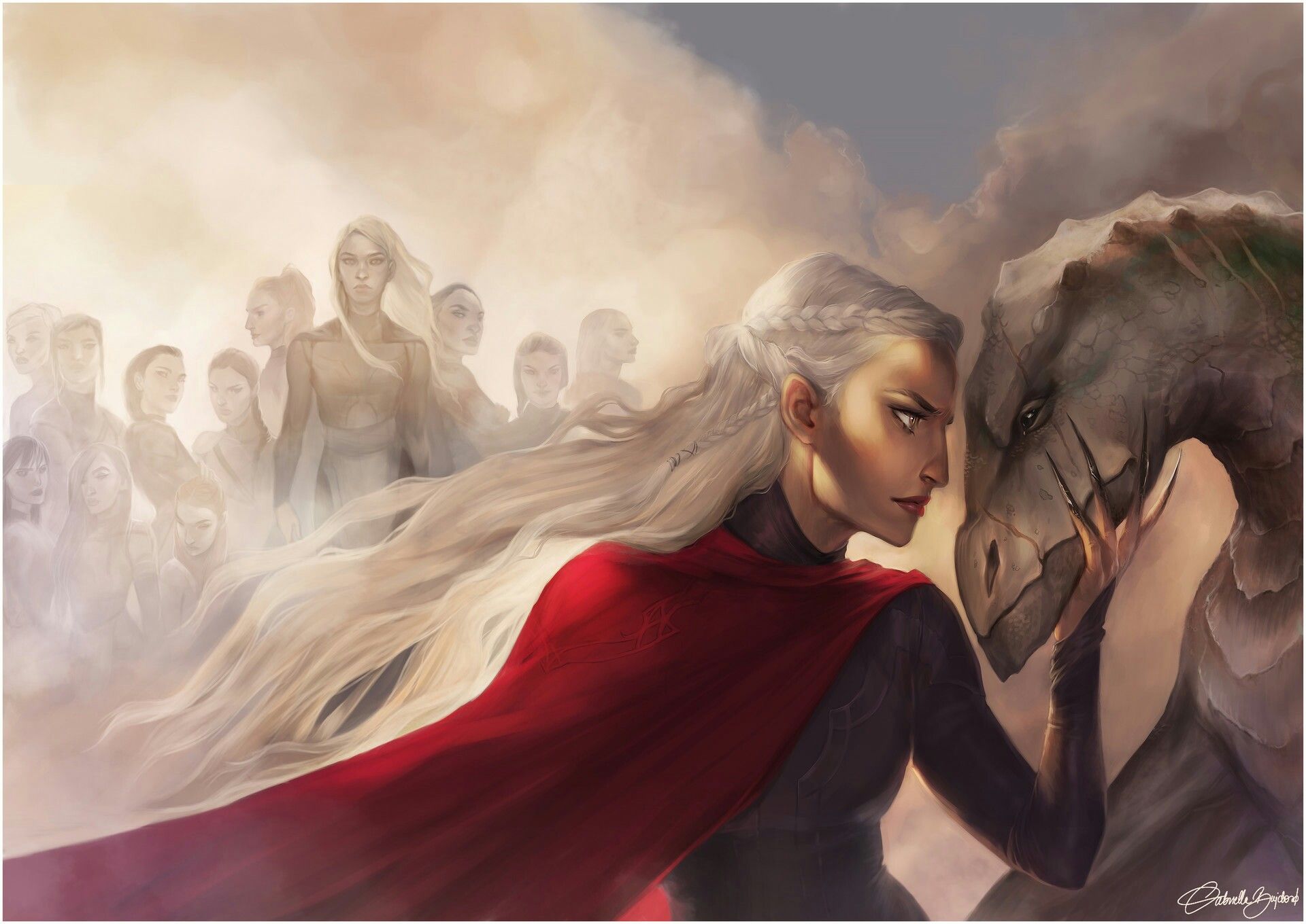 Manon Blackbeak and Abraxos. Throne of glass books, Throne of glass fanart, Throne of glass