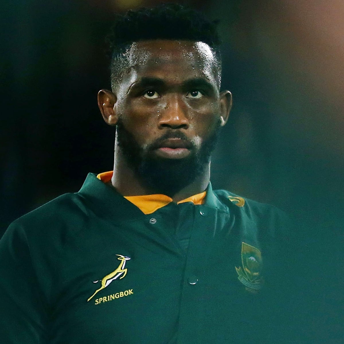 Siya Kolisi, captain and symbol of South African rugby's progress. South Africa rugby team