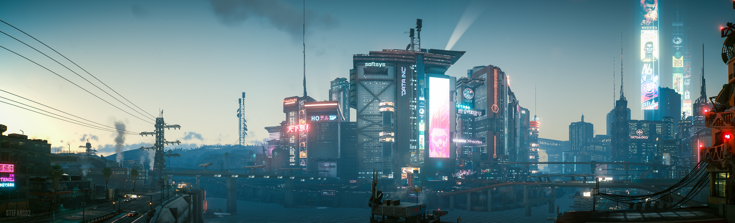 Cyberpunk 2077 / The Glory of Night City (Panorama)