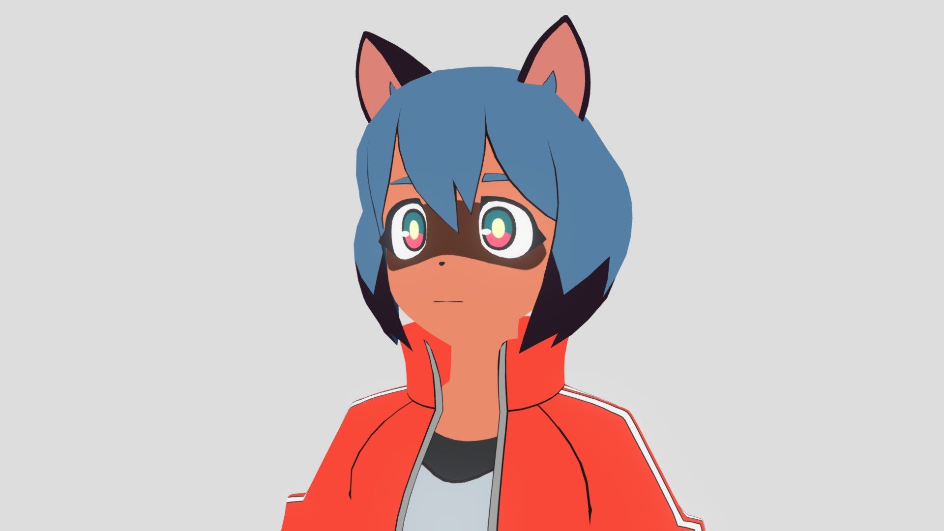Michiru Kagemori New Animal Free 3D model by Mirabeau_Studios [02dc8e3]