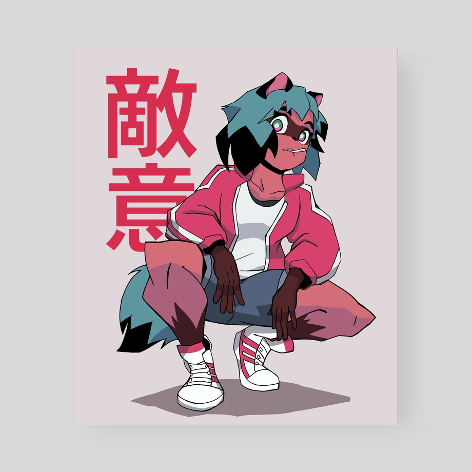 Michiru Kagemori, an art print