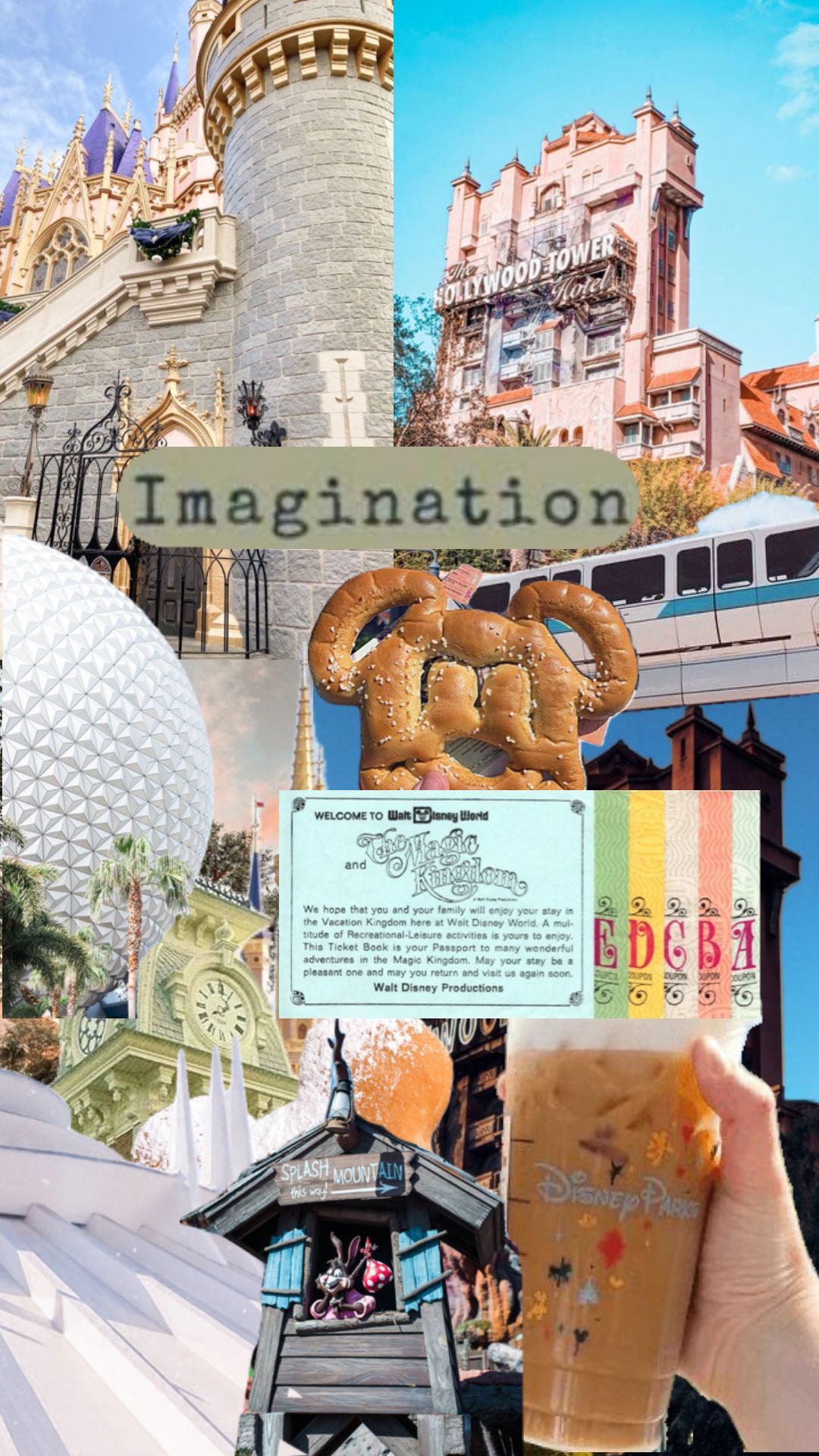 Disney World aesthetic collage #disney #aesthetic #moodboards #disneyworld
