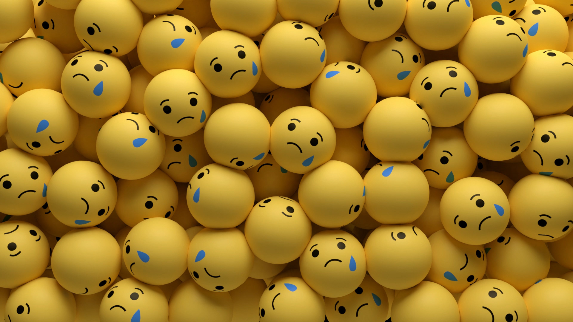 Download Sad Emoji 3D wallpaper