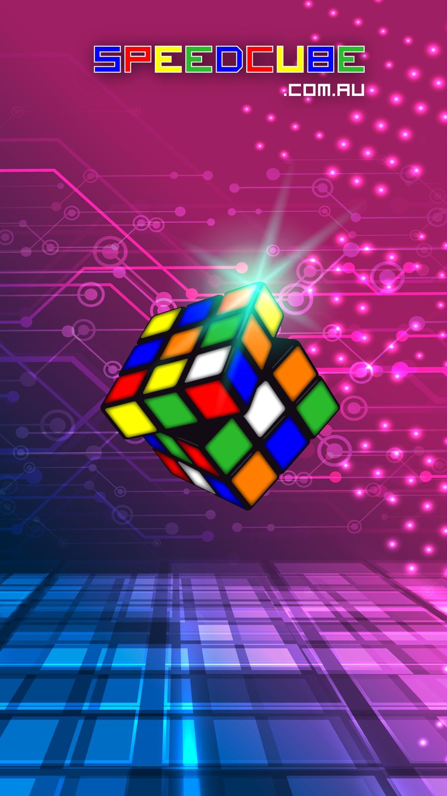 Moblie Phone Lock Screen Wallpaper Speedcube.com.au FREE DOWNLOAD