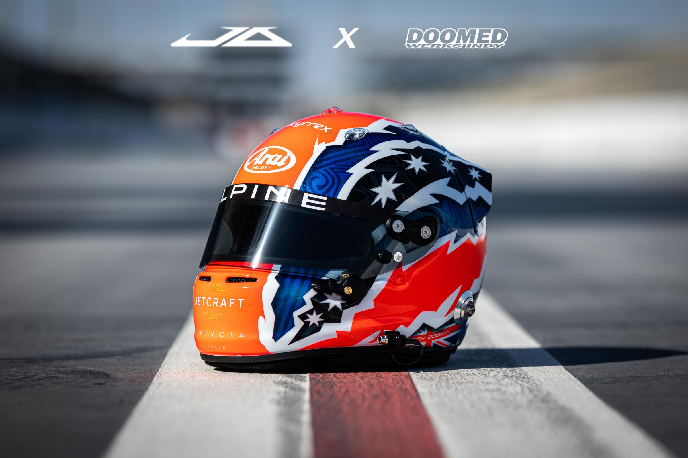 Jack Doohan 2022 Arai Helmet