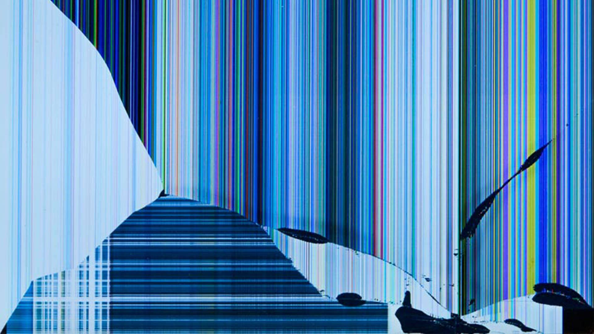 Broken Computer Screen Wallpaper