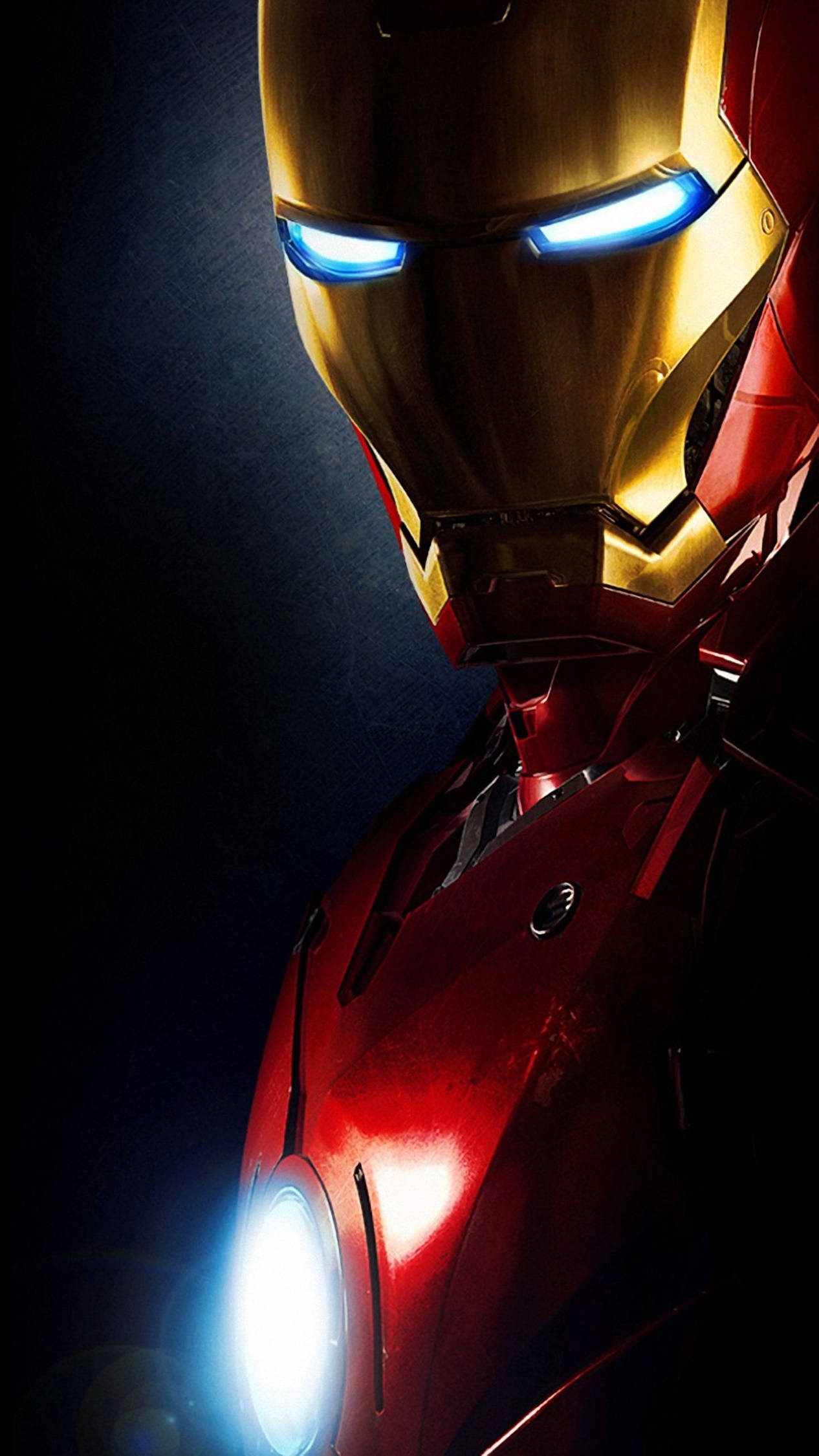 Download Iron Man 4K iPhone Glowing