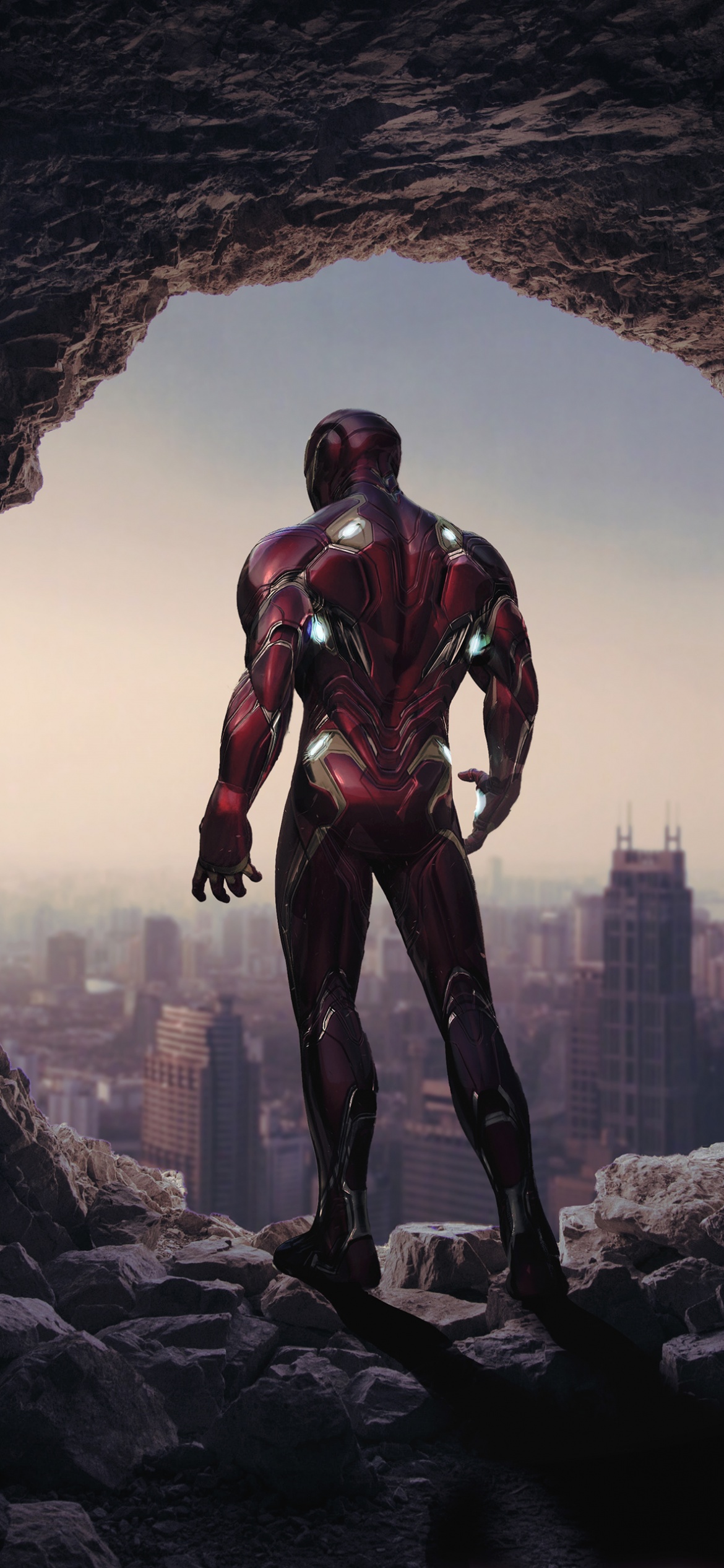 Iron Man Wallpaper 4K, Cave, Time travel