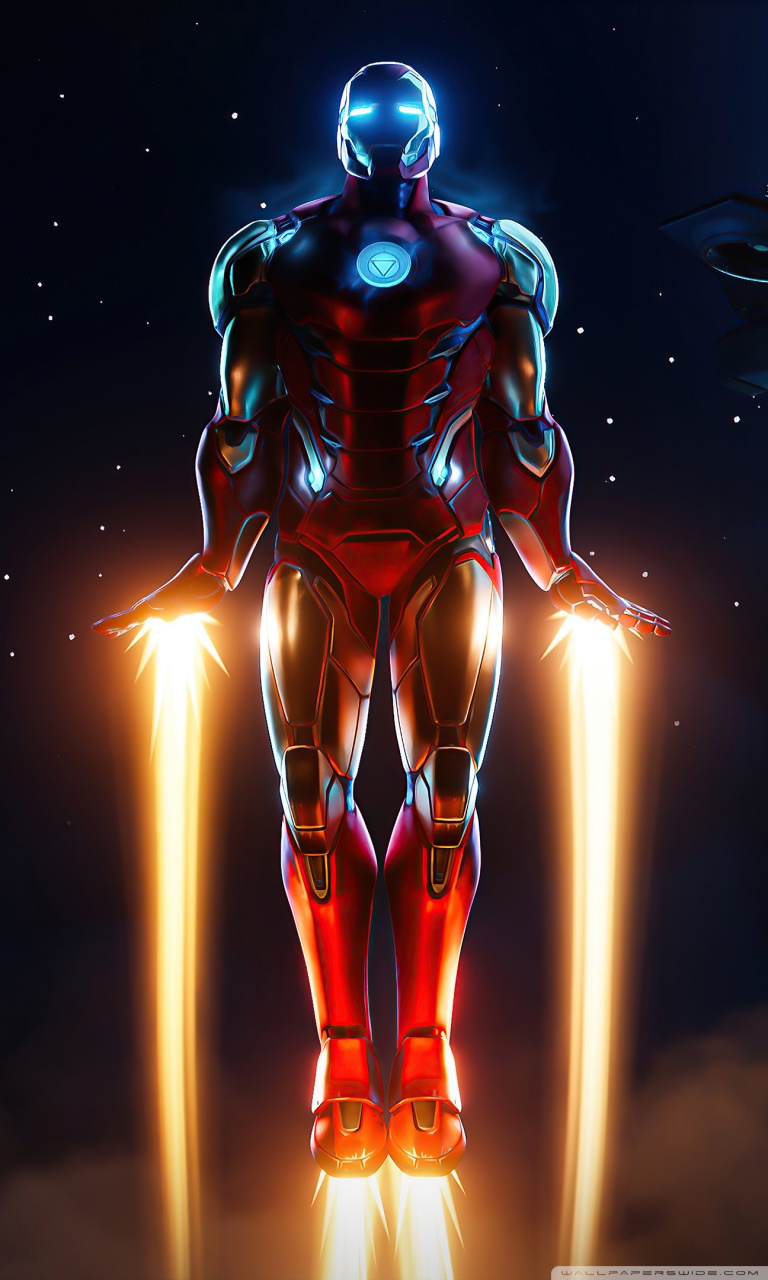 Fortnite Game Iron Man Skin Outfit Ultra HD Desktop Background Wallpaper for: Widescreen & UltraWide Desktop & Laptop, Multi Display, Dual & Triple Monitor, Tablet