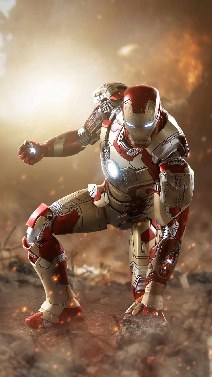 Iron Man Mark 42 Action Wallpaper, iPhone Wallpaper. Iron man wallpaper, Iron man photo, Marvel iron man