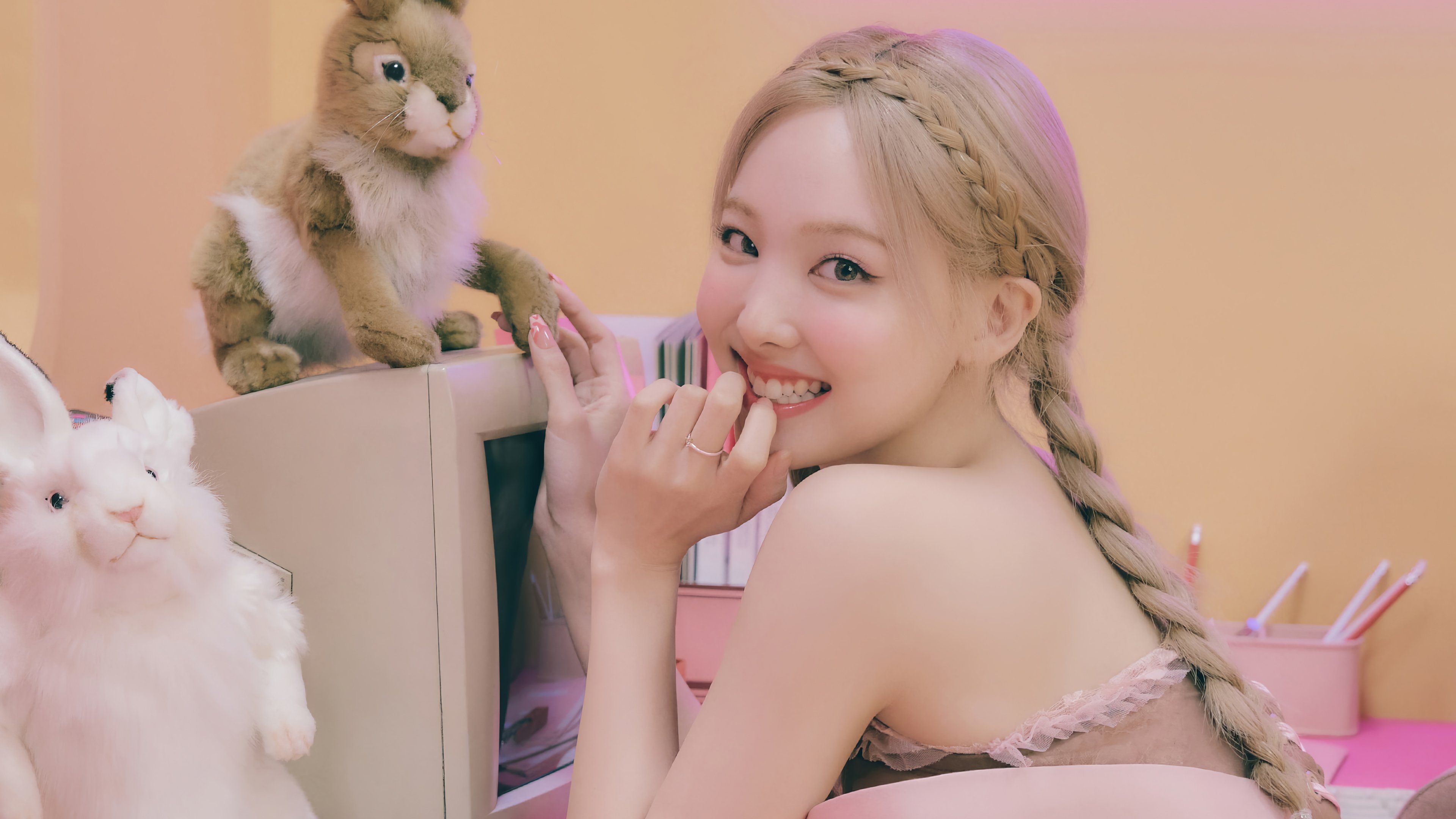 Nayeon TWICE Talk that talk Wallpaper 4k Ultra HD