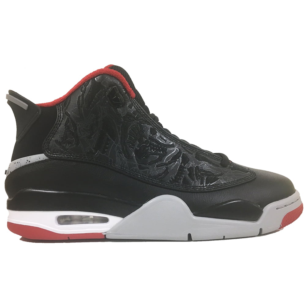 Mens Air Jordan Dub Zero Bred Black Gym Red Wolf Grey White 311046 013