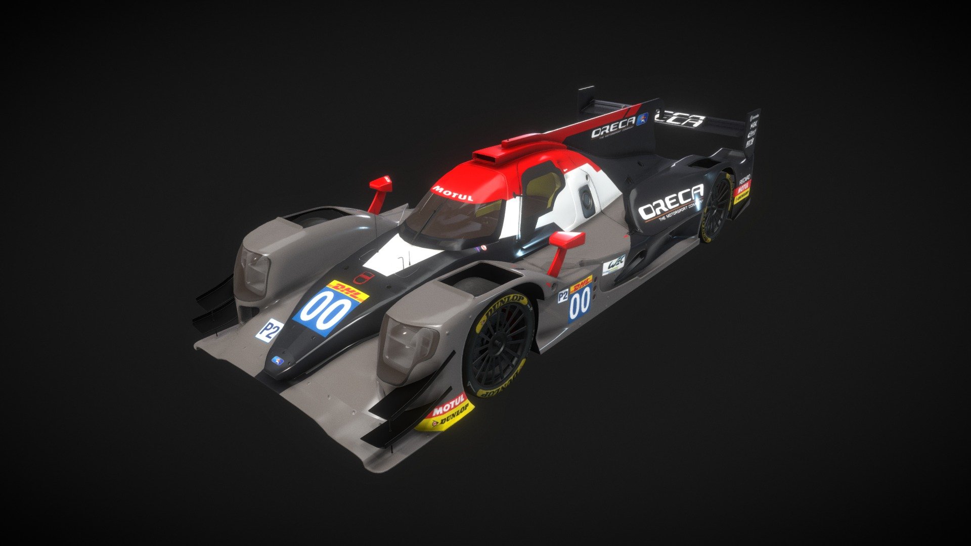 Oreca 07 LMP2 Royalty Free 3D model by Todor Malakchiev [c2517d3]