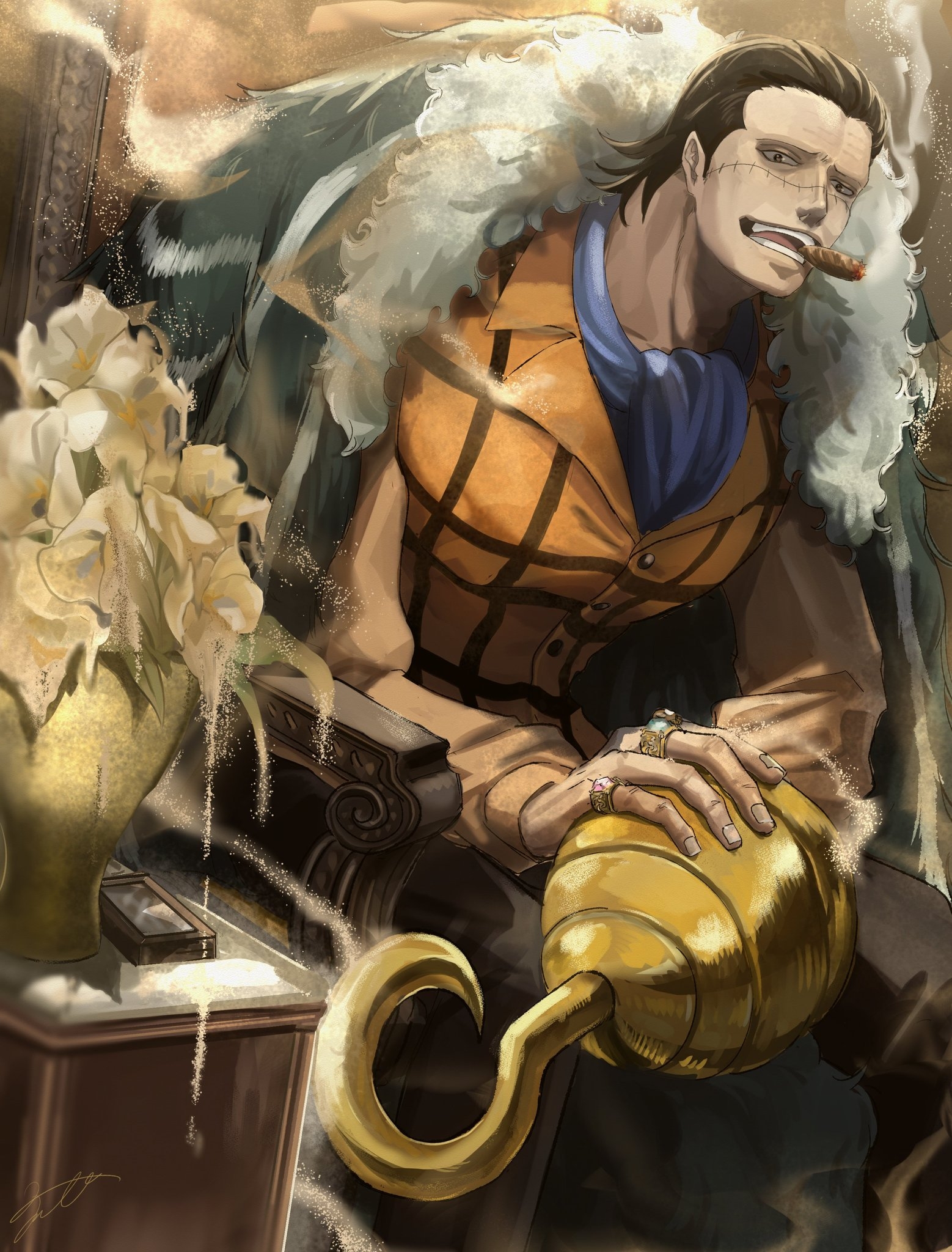 Sir Crocodile PIECE. Anime Image Board