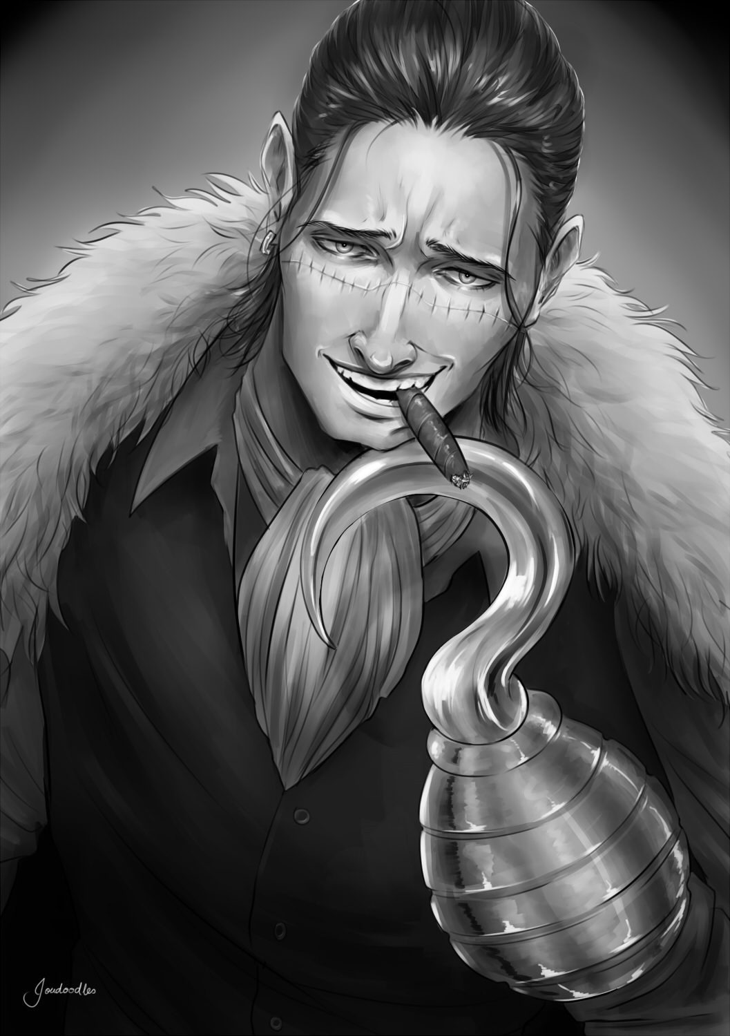 Jou On Hiatus #OnePiece #Onepiecefanart #Fanart #SirCrocodile #Mr0 #drawing #digitalart Commission Of Sir Croco Boy :>