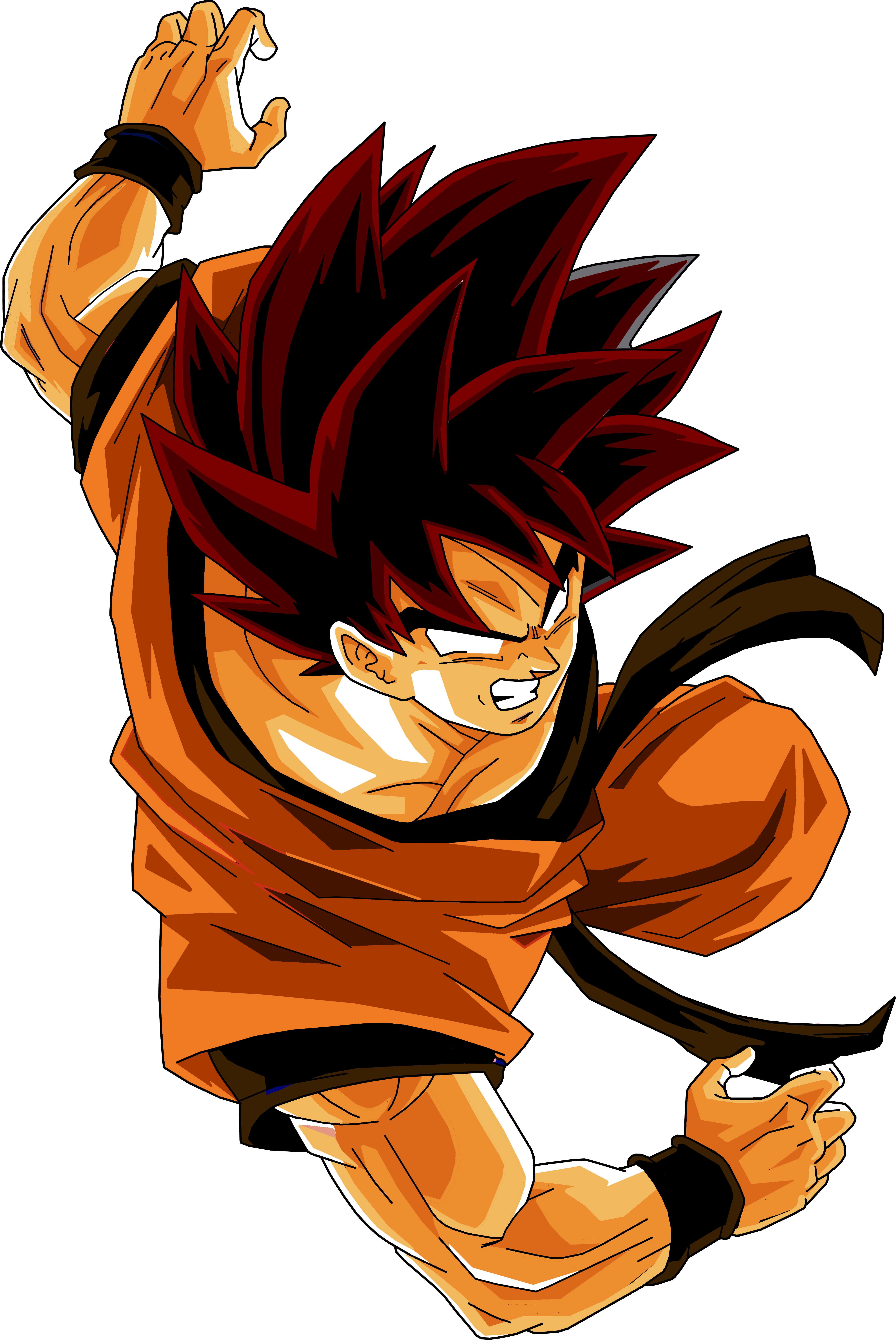 Goku 5 False Super Saiyan Palette. Personajes de dragon ball, Goku, Personajes de goku