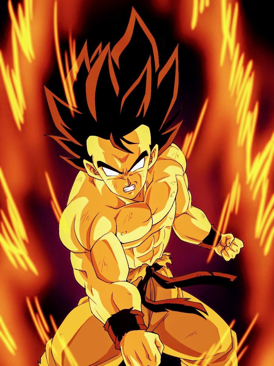 Goku Pseudo SSJ. Dragon ball image, Dragon ball super manga, Dragon ball artwork