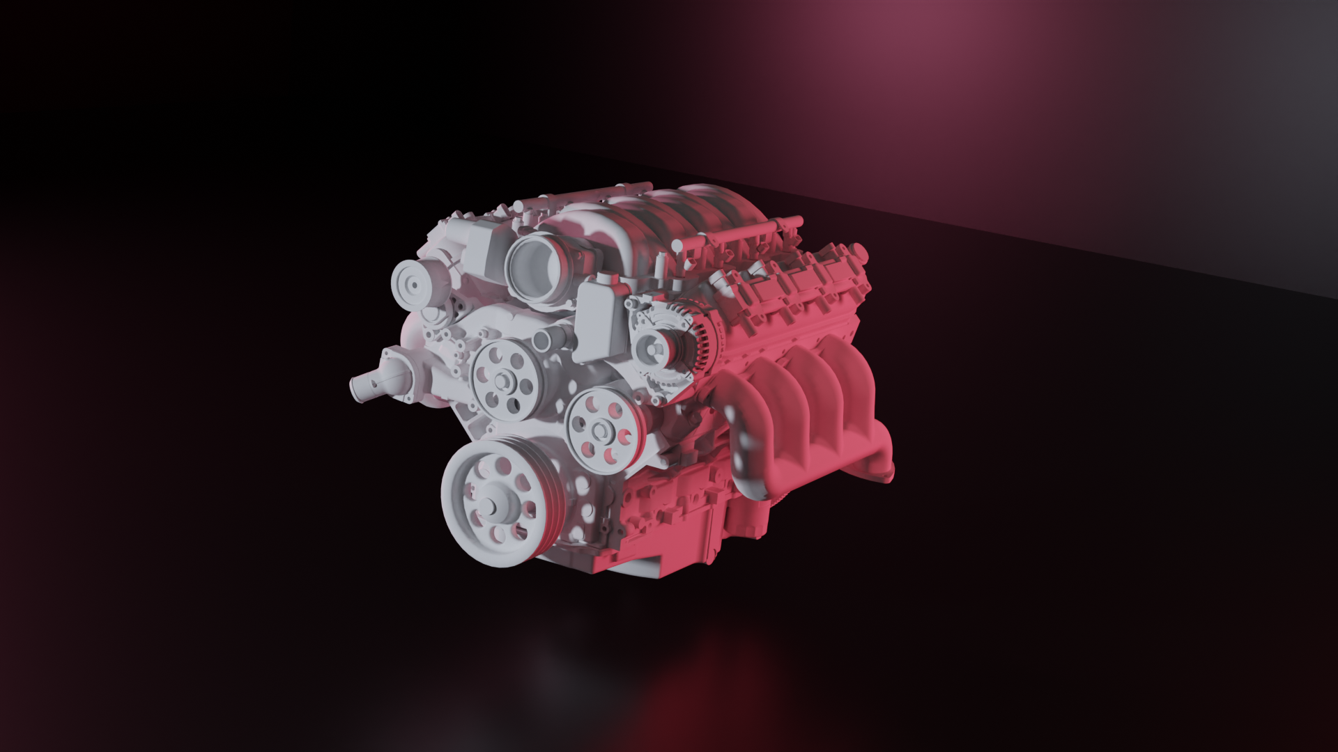 3D File LS 7 ENGINE 1 24 1 18・3D Printable Design To Download・Cults